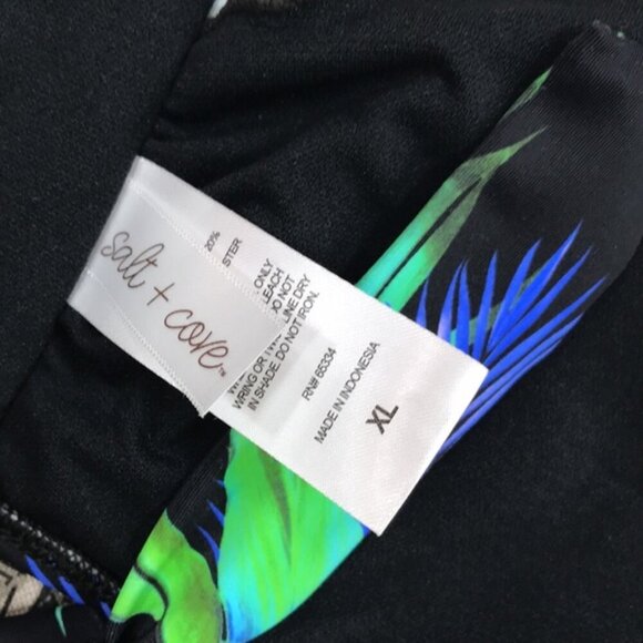 Salt + Cove Juniors' Tropic Glo Bandeau Bikini Top - Picture 6 of 8